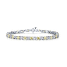 Load image into Gallery viewer, 11.0 CTW Statement Alternating Tennis Bracelet-B0176CAP
