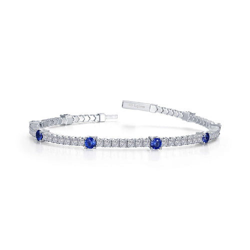 3.25 CTW Station Flexible Tennis Bracelet-B0196CSP