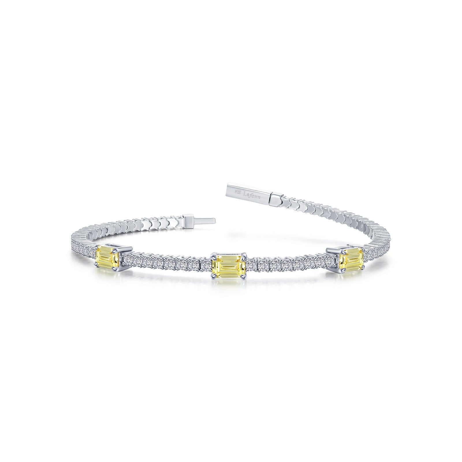 3.90 CTW Station Flexible Tennis Bracelet-B0200CAP