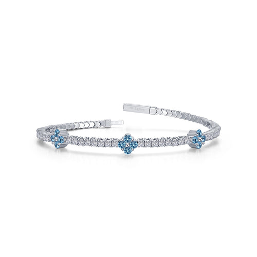 2.45 CTW Station Flexible Tennis Bracelet-B0201BTP