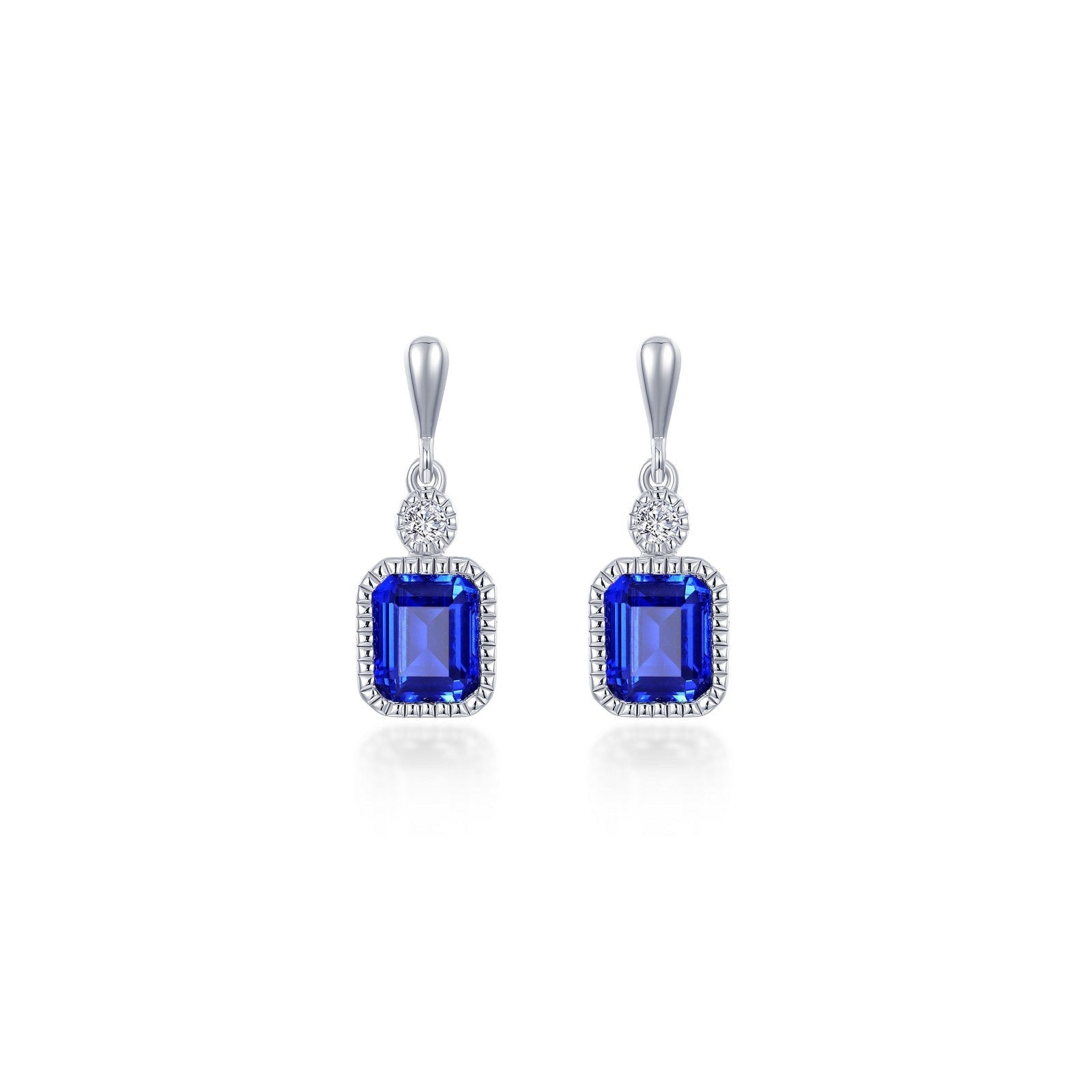 September Birthstone Earrings-BE007SAP