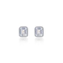 Load image into Gallery viewer, April Birthstone Solitaire Stud Earrings-BE008DAP
