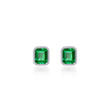 Load image into Gallery viewer, May Birthstone Solitaire Stud Earrings-BE008EMP
