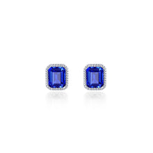 Load image into Gallery viewer, September Birthstone Solitaire Stud Earrings-BE008SAP
