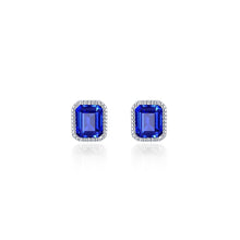 Load image into Gallery viewer, September Birthstone Solitaire Stud Earrings-BE008SAP

