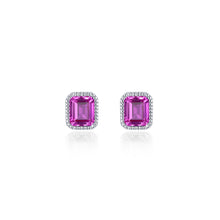 Load image into Gallery viewer, October Birthstone Solitaire Stud Earrings-BE008TMP
