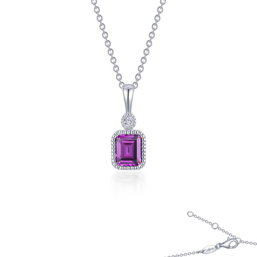 June Birthstone Necklace-BP009AXP