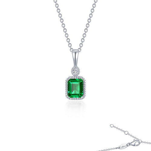 May Birthstone Necklace-BP009EMP