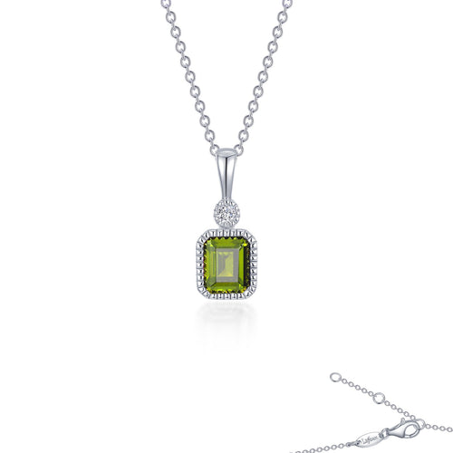 August Birthstone Necklace-BP009PDP