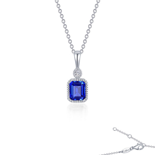 September Birthstone Necklace-BP009SAP