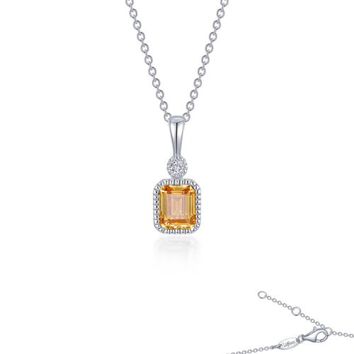 November Birthstone Necklace-BP009YTP