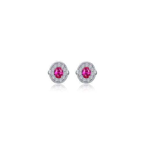 0.52 CTW Halo Stud Earrings-E0592CRP