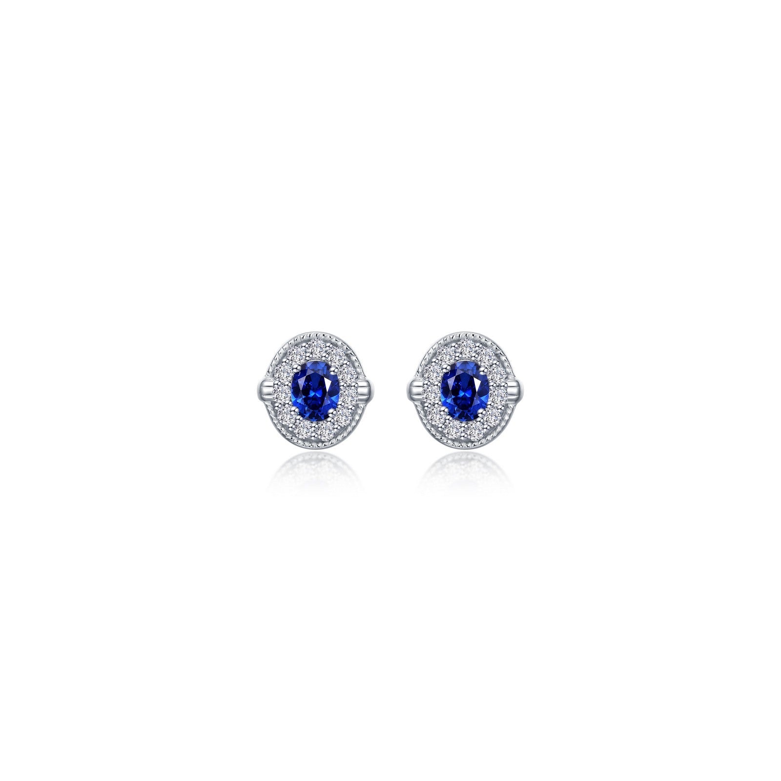 0.52 CTW Halo Stud Earrings-E0592CSP