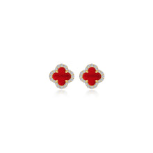 Load image into Gallery viewer, 0.4 CTW Halo Stud Earrings-E0609AGG
