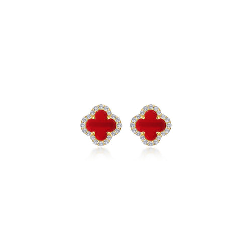 0.4 CTW Halo Stud Earrings-E0609AGG