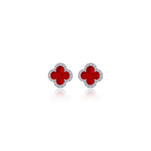 Load image into Gallery viewer, 0.4 CTW Halo Stud Earrings-E0609AGP
