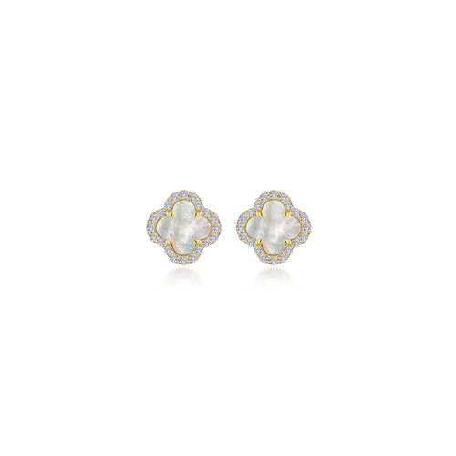 0.4 CTW Halo Stud Earrings-E0609MPG