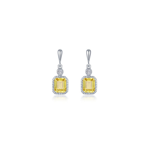 1.82 CTW Canary Drop Earrings-E0615CAP