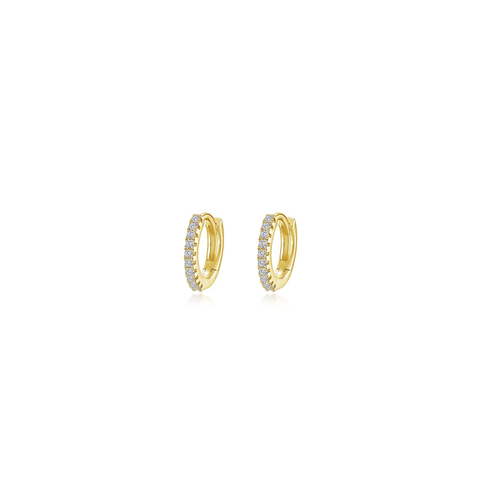 10mm Huggie Hoop Earrings-E0619CLG