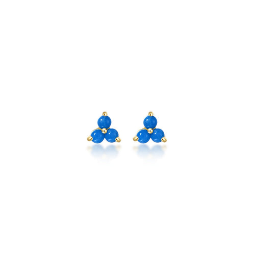 Charming Trinity Stud Earrings-E0633TQG