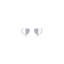Load image into Gallery viewer, 0.26 CTW Heart Stud Earrings-E2023CLP
