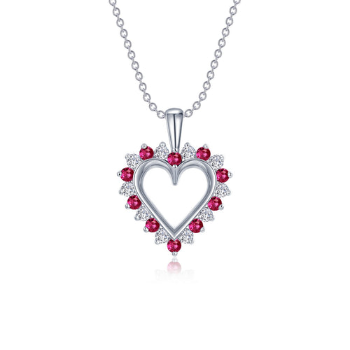 2024 HOLIDAY LAB RUBY HEART NECKLACE SPECIAL-HOL24PTH