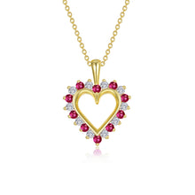 Load image into Gallery viewer, 2024 HOLIDAY LAB RUBY HEART NECKLACE SPECIAL-HOL24YGH
