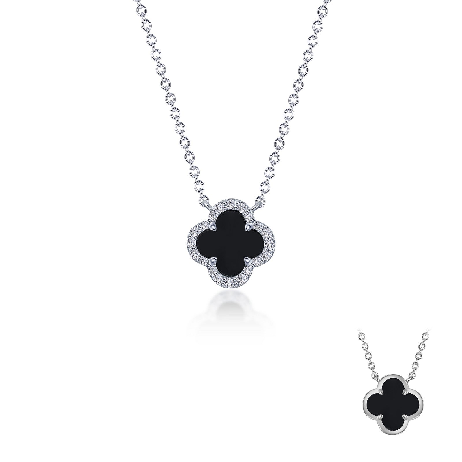 0.49 CTW Halo Necklace-N0334OXP