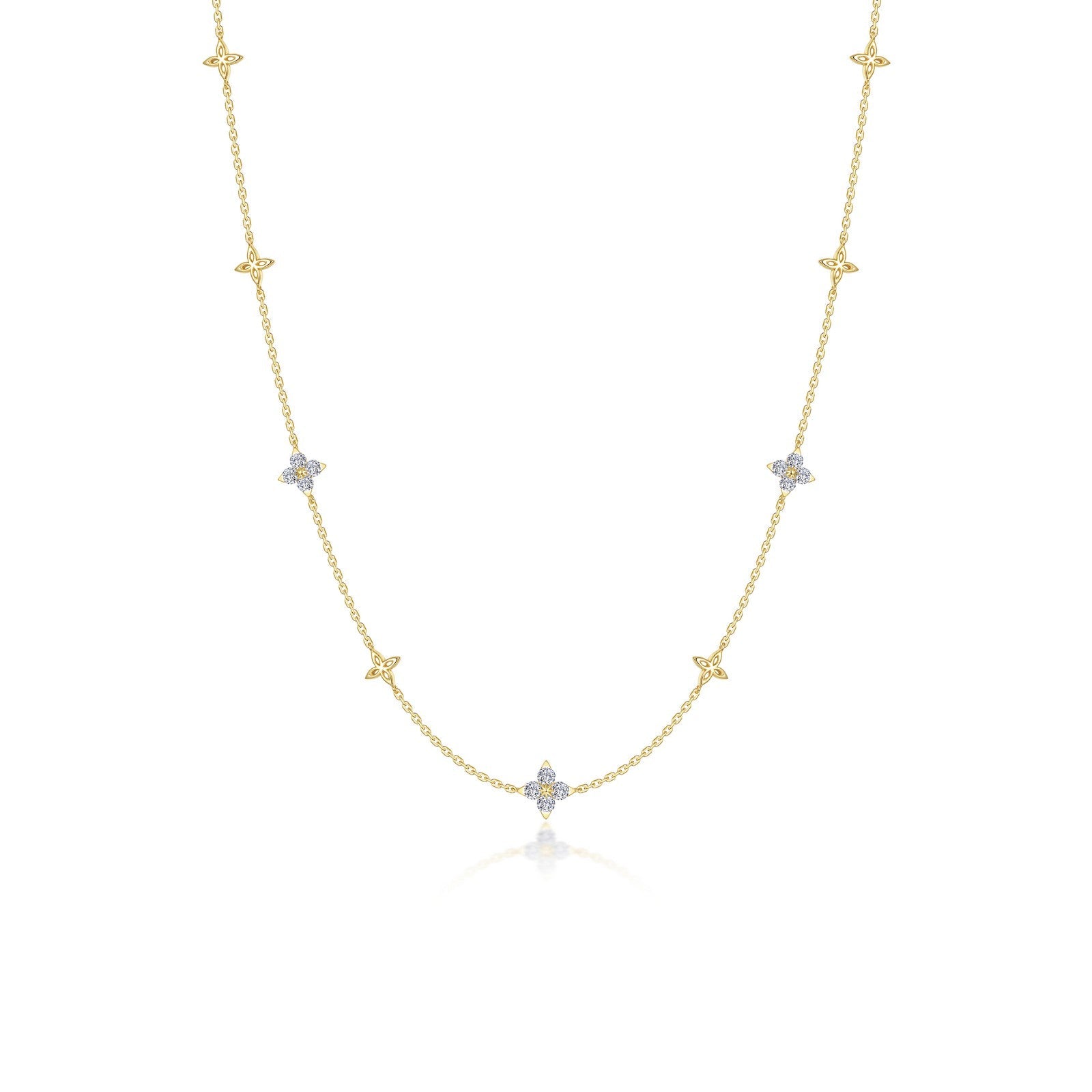 Trillium Station Necklace-N0352CLG