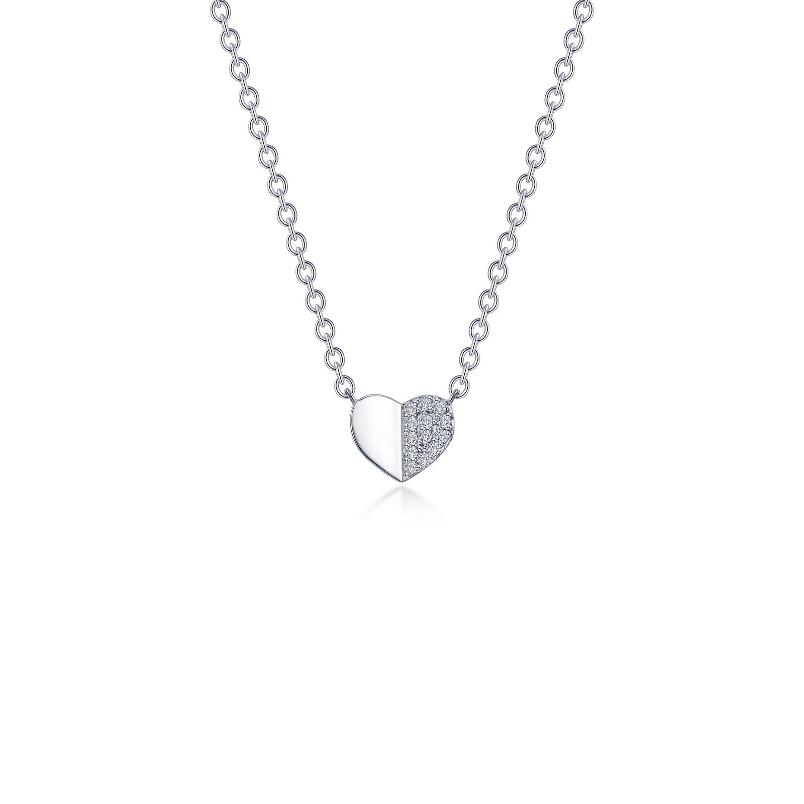 0.38 CTW Heart Necklace-N2027CLP