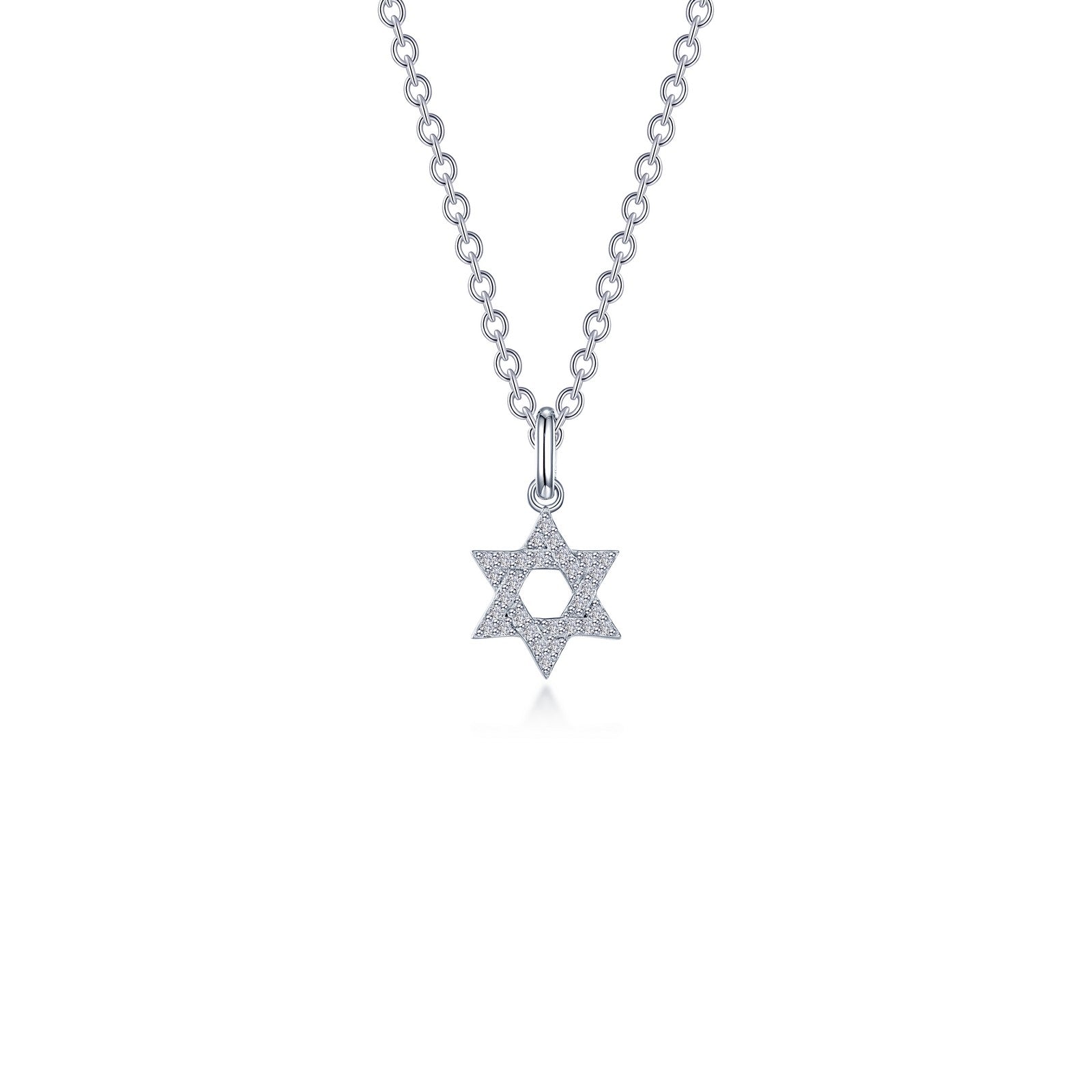 0.55 CTW Star of David Necklace-N2028CLP