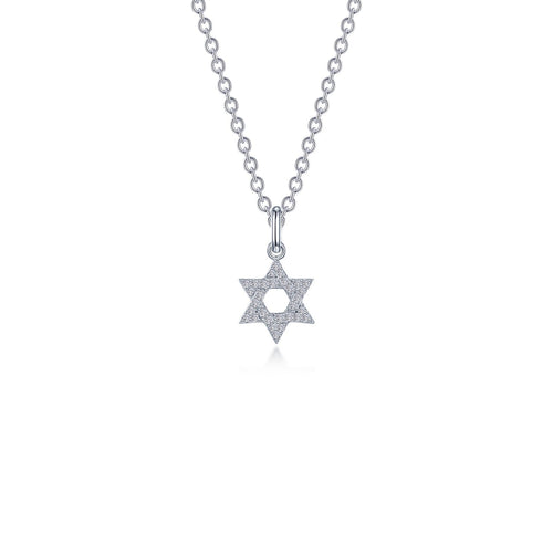 0.55 CTW Star of David Necklace-N2028CLP