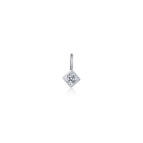 Princess Bezel Pendant-P2027CLP