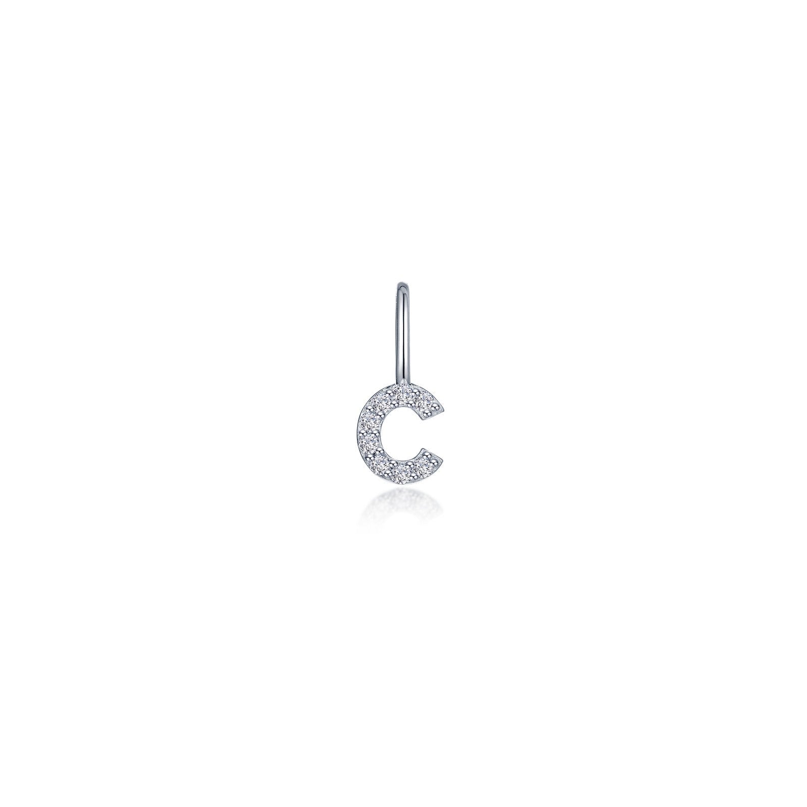 Letter C Charm Pendant-P2040CPC