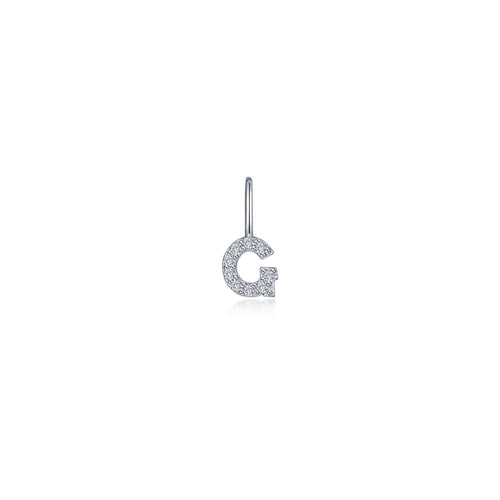 Letter G Charm Pendant-P2040CPG