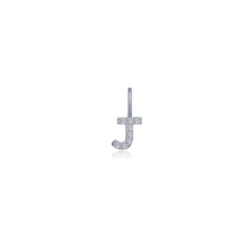 Letter J Charm Pendant-P2040CPJ