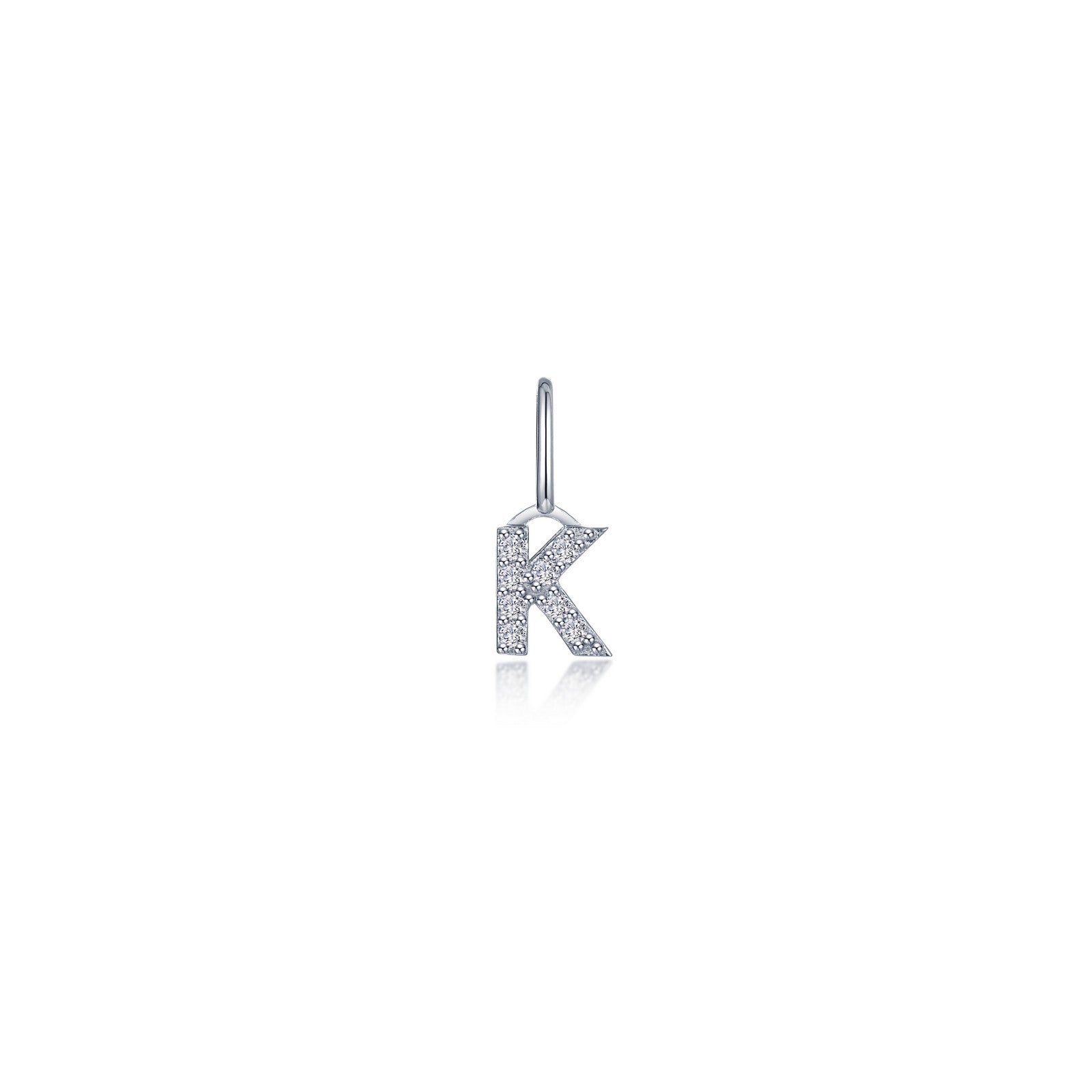 Letter K Charm Pendant-P2040CPK