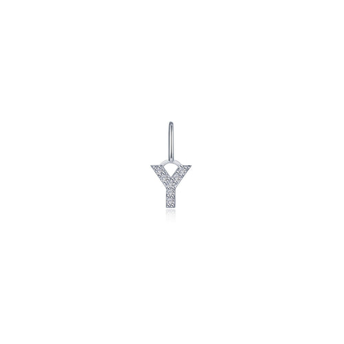 Letter Y Charm Pendant-P2040CPY