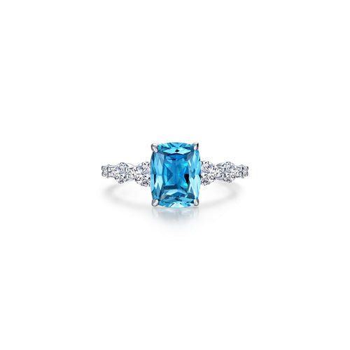 4.81 CTW Cushion-Cut Solitaire Ring-R0541BTP