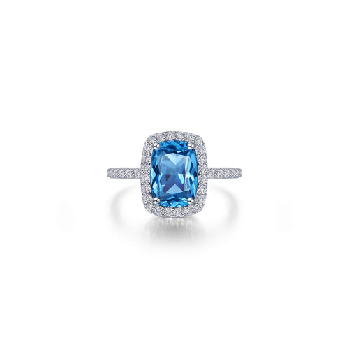 3.85 CTW Halo Cushion-Cut  Engagement Ring-R0545BTP