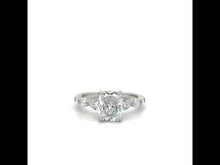 Load and play video in Gallery viewer, 4.81 CTW Cushion-Cut Solitaire Ring-R0541CLP
