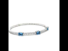 Load and play video in Gallery viewer, 3.90 CTW Station Flexible Tennis Bracelet-B0200BTP
