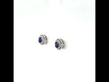 Load and play video in Gallery viewer, 0.52 CTW Halo Stud Earrings-E0592CSP
