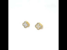 Load and play video in Gallery viewer, 0.4 CTW Halo Stud Earrings-E0609MPG

