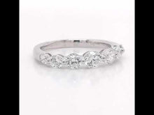 Load and play video in Gallery viewer, 7 Symbols of Joy Half Eternity Band-R0334CLP
