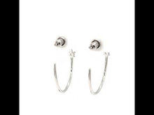 Load and play video in Gallery viewer, 25mm High Polished Hoop Earrings-E0629CLP
