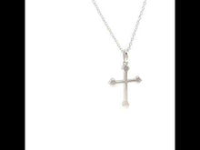 Load and play video in Gallery viewer, Syriac Cross Pendant Necklace
