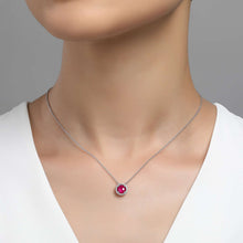 Load image into Gallery viewer, July Birthstone Necklace-BN001RBP
