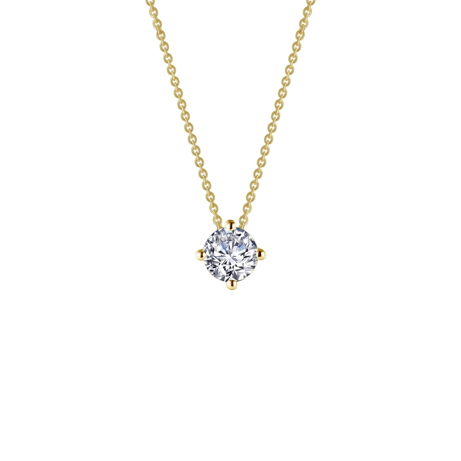 1.0 CTW Solitaire Necklace-N0154CLG