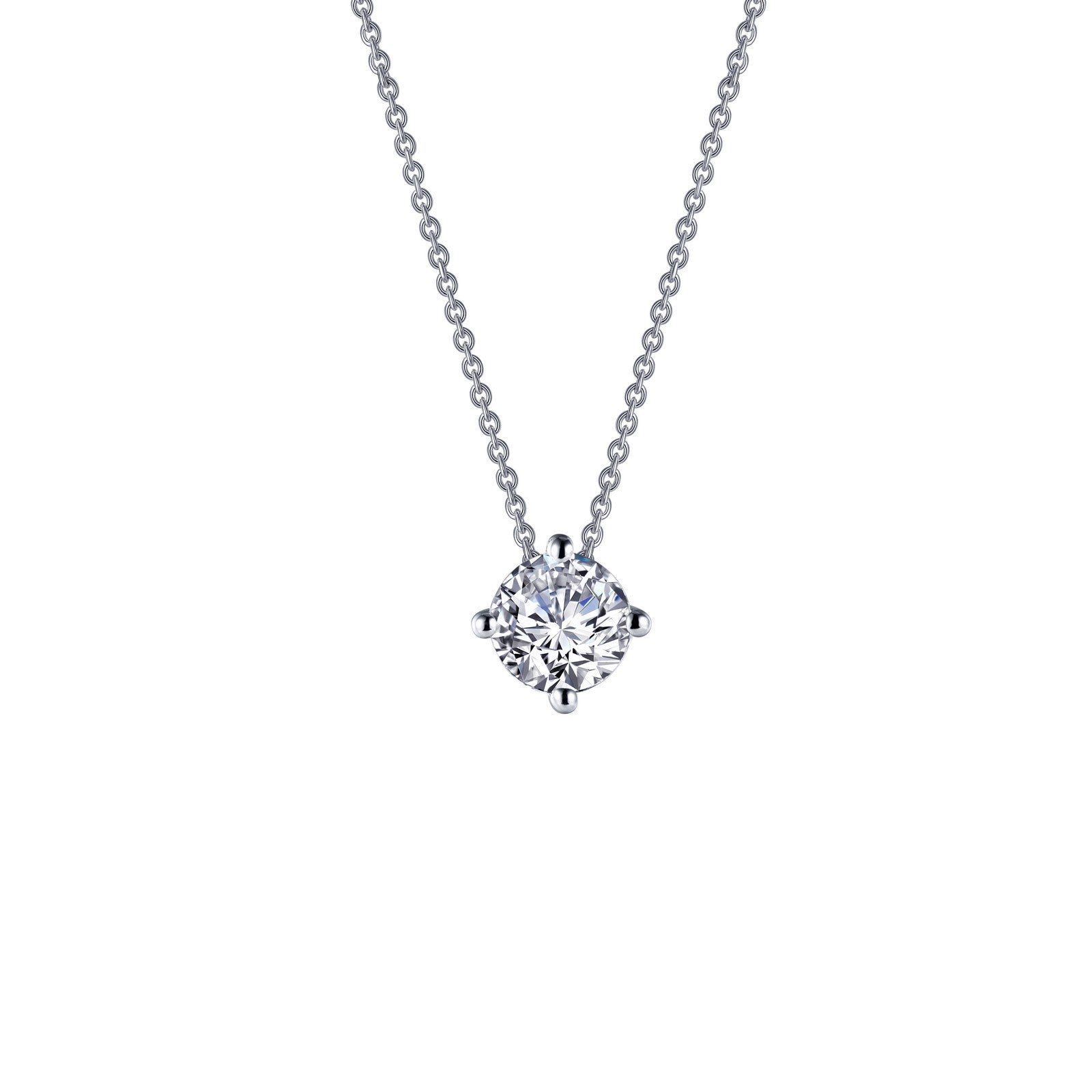 1.25 CTW Solitaire Necklace-N0174CLP